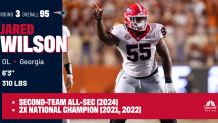 Georgia center Jared Wilson