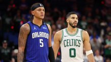 Jayson Tatum and Paolo Banchero