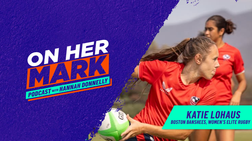 Women's professional rugby player Katie Lohaus