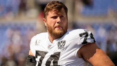Raiders left tackle Kolton Miller