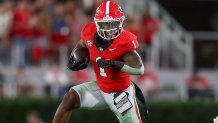 Georgia running back Trevor Etienne