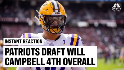 INSTANT REACTION: Patriots draft OT Will Campbell 4th overall