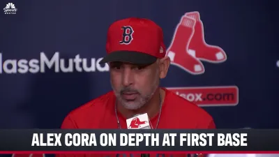 Alex Cora discusses first base depth concerns