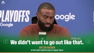 Jaylen on C's win in Game 5: “We didn't want to go out like that”