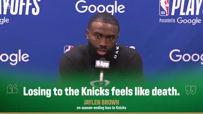 Jaylen Brown reflects on season-ending loss to Knicks: ‘Life after death'