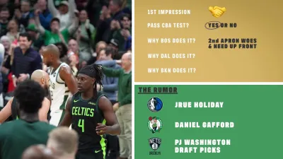 TRADE RUMOR: Should Celtics pursue a Holiday-to-Dallas trade this offseason?