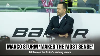 DJ Bean: Marco Sturm ‘makes most sense' as Bruins next head coach