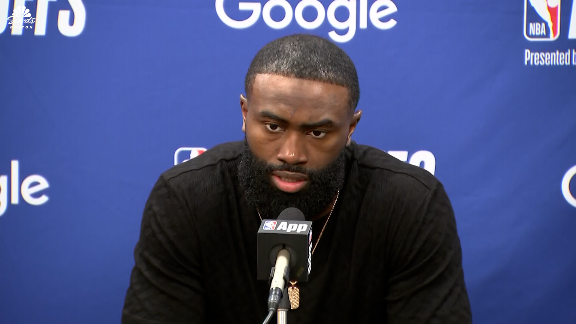 Jaylen Brown at a loss for words after Tatum injury, Game 4 loss
