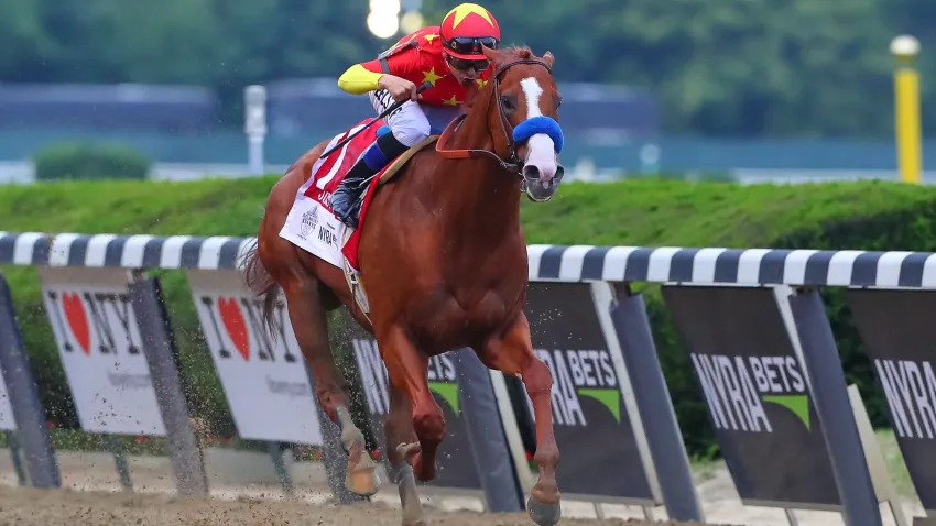 Justify races in 2018 Belmont Stakes