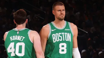 Celtics big man Kristaps Porzingis