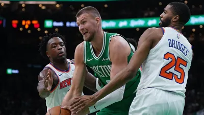 Celtics big man Kristaps Porzingis