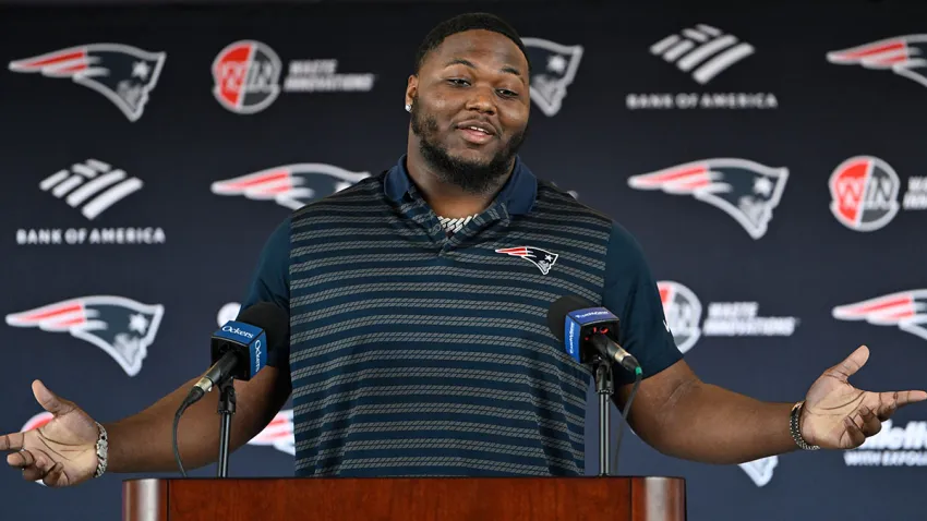 Patriots defensive tackle Milton Williams
