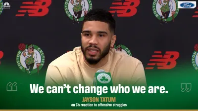 Tatum: C's identity can't ‘waver' because team is missing shots