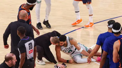 Horford reacts to Jayson Tatum's injury: “Just hoping he's okay”