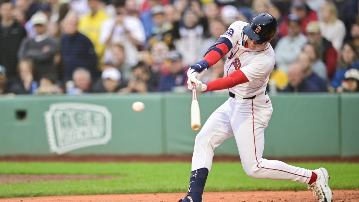 WATCH: Roman Anthony rips two-run double for first MLB hit