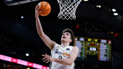 Real Madrid guard Hugo Gonzalez