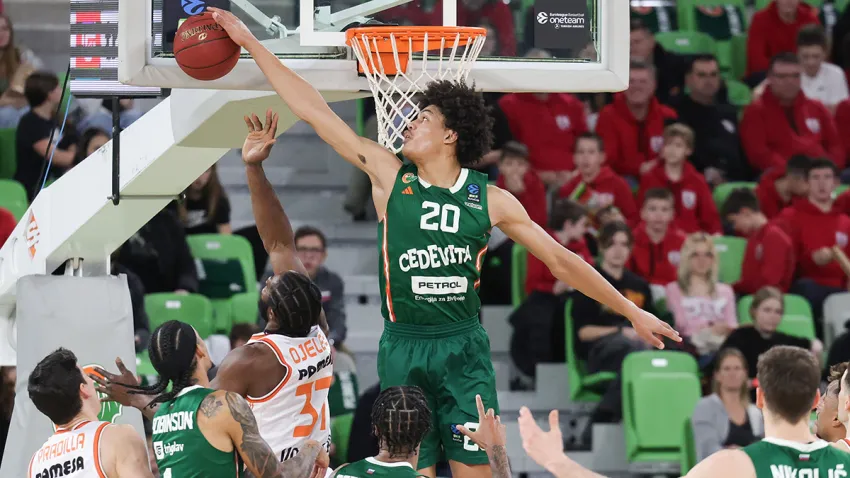 Joan Beringer of Cedevita Olimpija Ljubljana