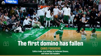 Celtics trade Jrue Holiday to Portland Trail Blazers