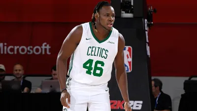 Celtics big man Charles Bassey