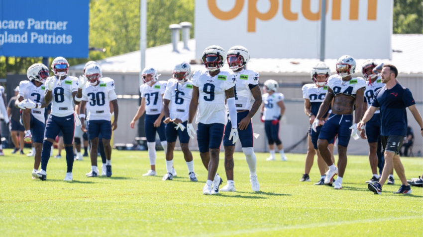 Patriots wide receivers, training camp