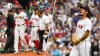 Chapman leaves with injury, teammates step up as Red Sox take series from Dodgers