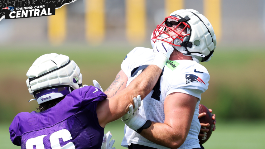 Patriots offensive lineman Jack Conley