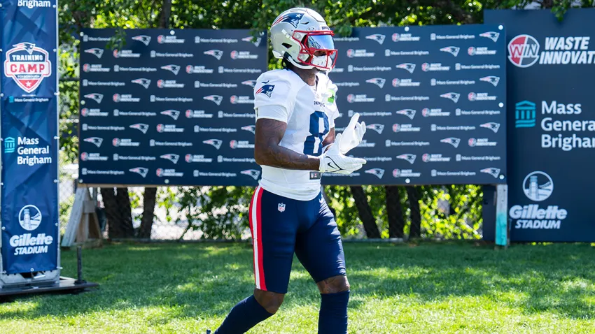 Perry: Why Stefon Diggs arrived late to Patriots-Commanders joint practice