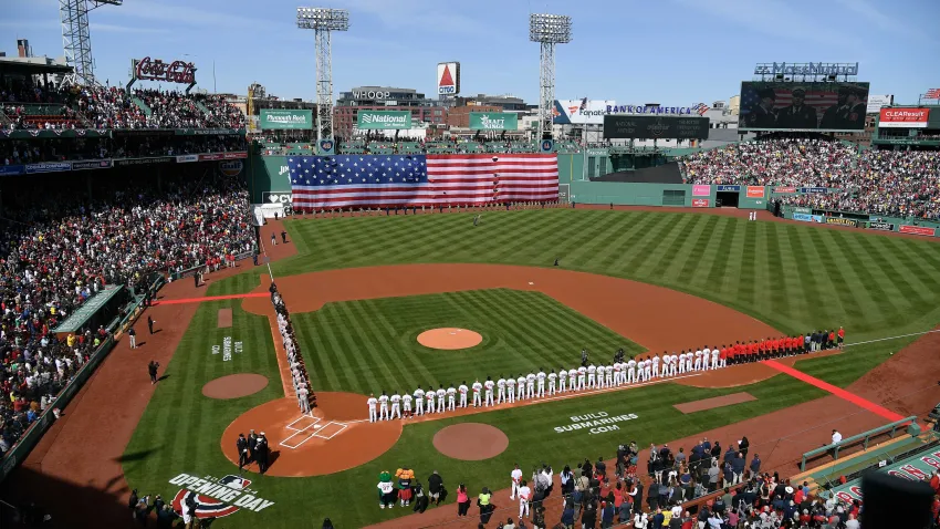 Fenway Park on Opening Day