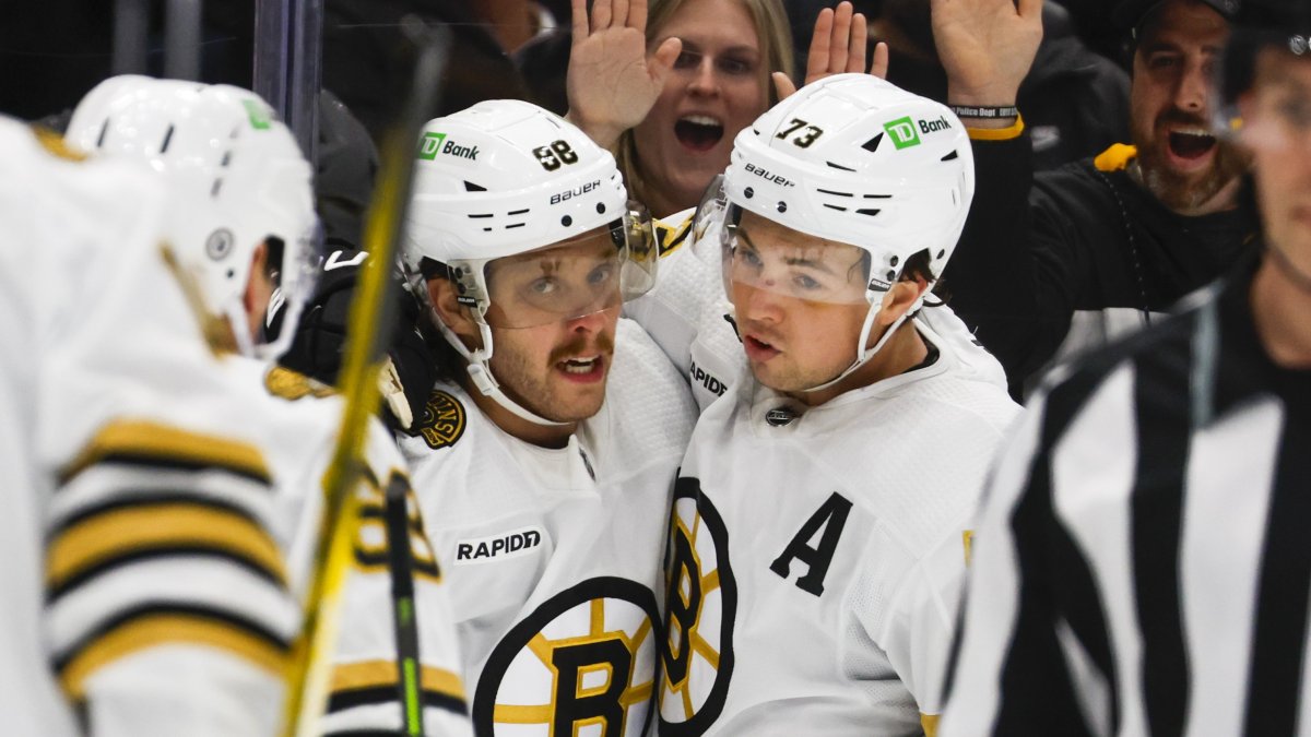 David Pastrnak insists expectations have not changed for Bruins