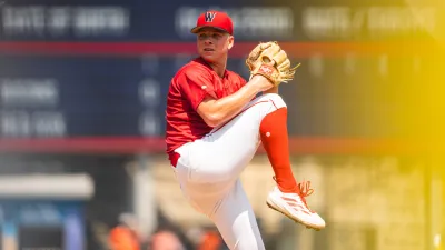 WooSox pitcher Kyle Harrison
