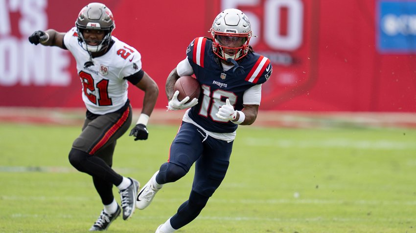 Patriots wide receiver Kyle Williams