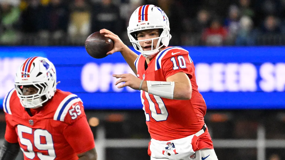 Drake Maye's quick game was on point, and more Patriots-Giants takeaways –  NBC Sports Boston