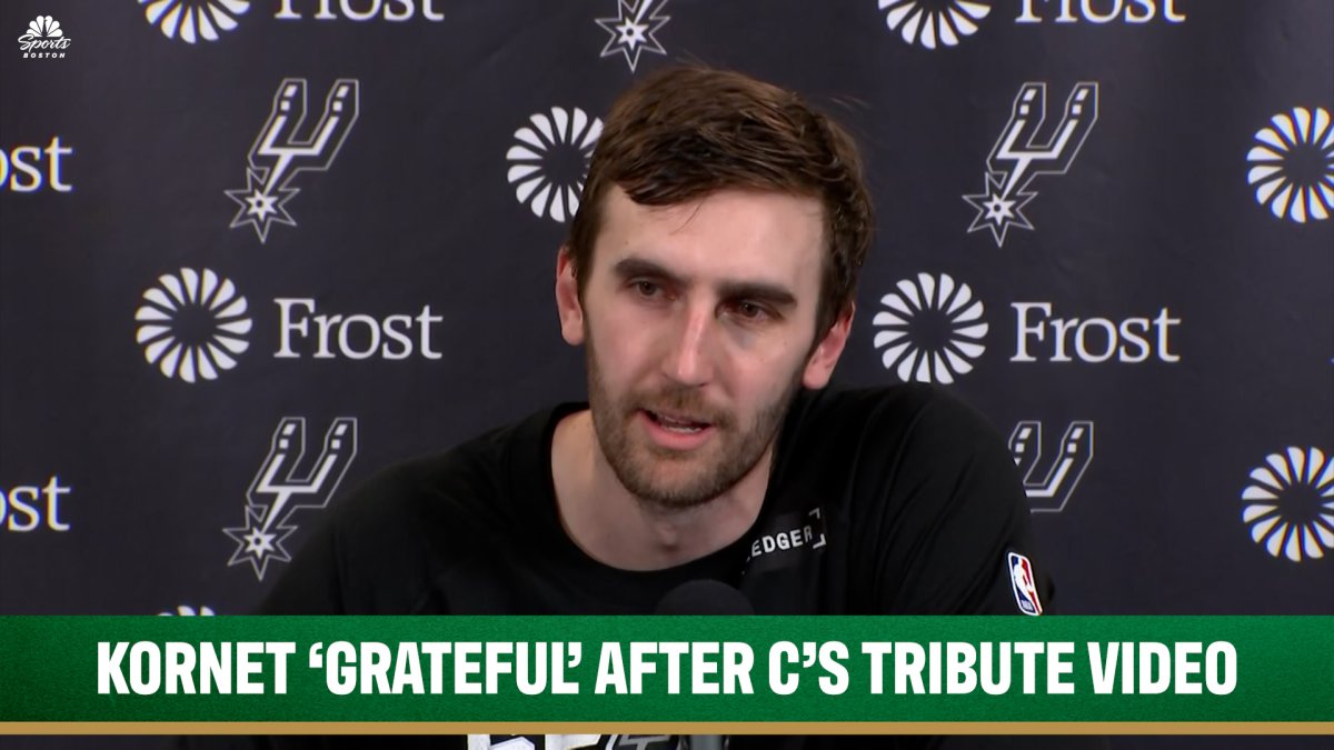 Kornet ‘grateful' after seeing Celtics' tribute video in return to Boston