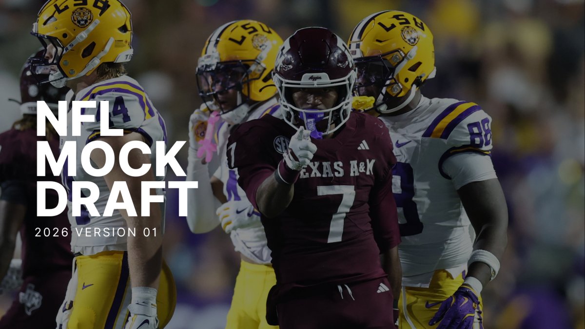 2026 Mock Draft 1.0: Patriots add real juice at receiver for Drake Maye