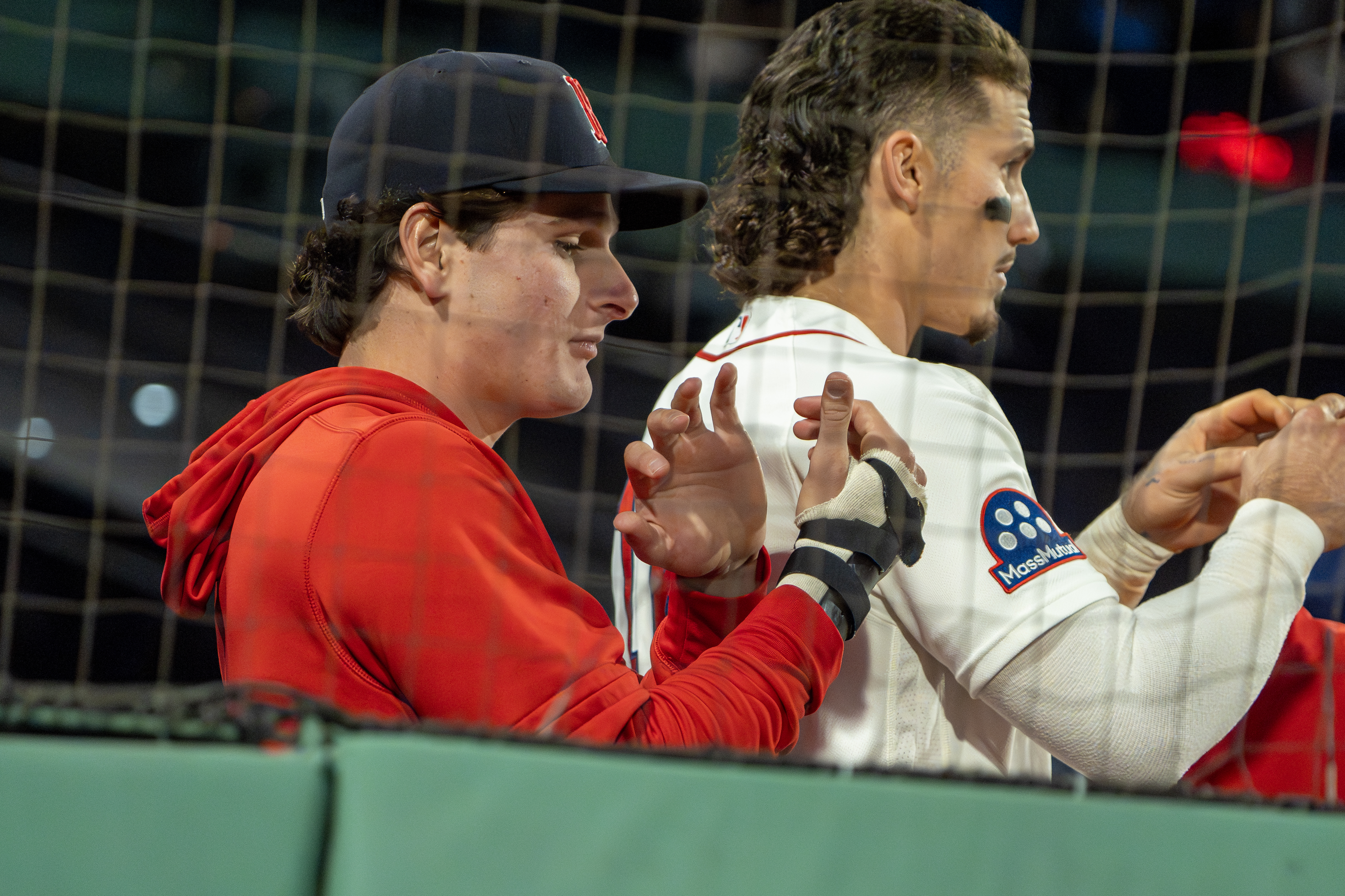 Red Sox teammates Roman Anthony and Jarren Duran