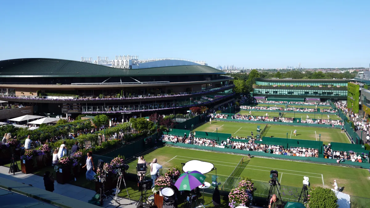 Wimbledon rides a rain-free fortnight to record-high attendance – NBC ...