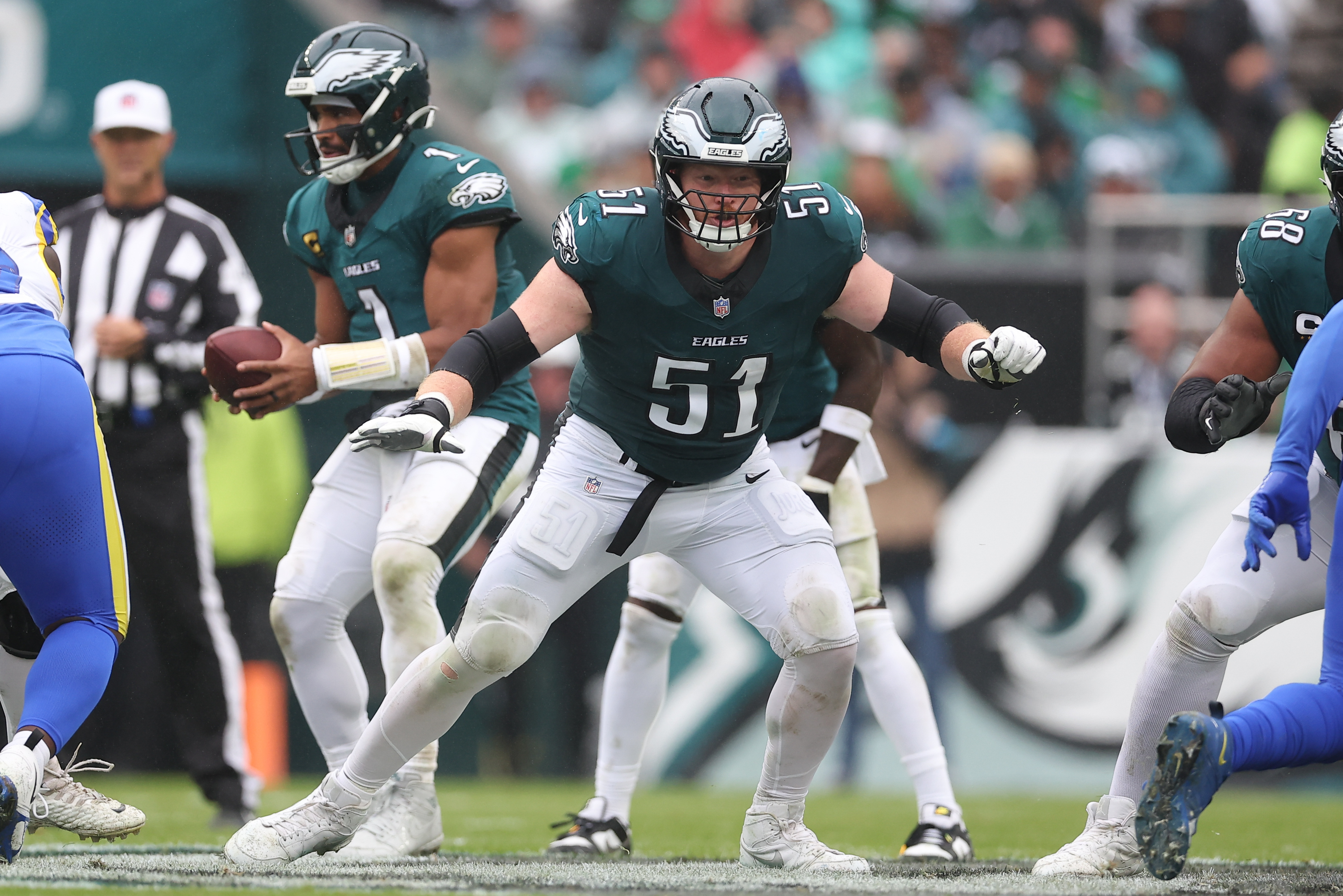 Eagles trade two-time Pro Bowl center Cam Jurgens to Ravens – NBC ...