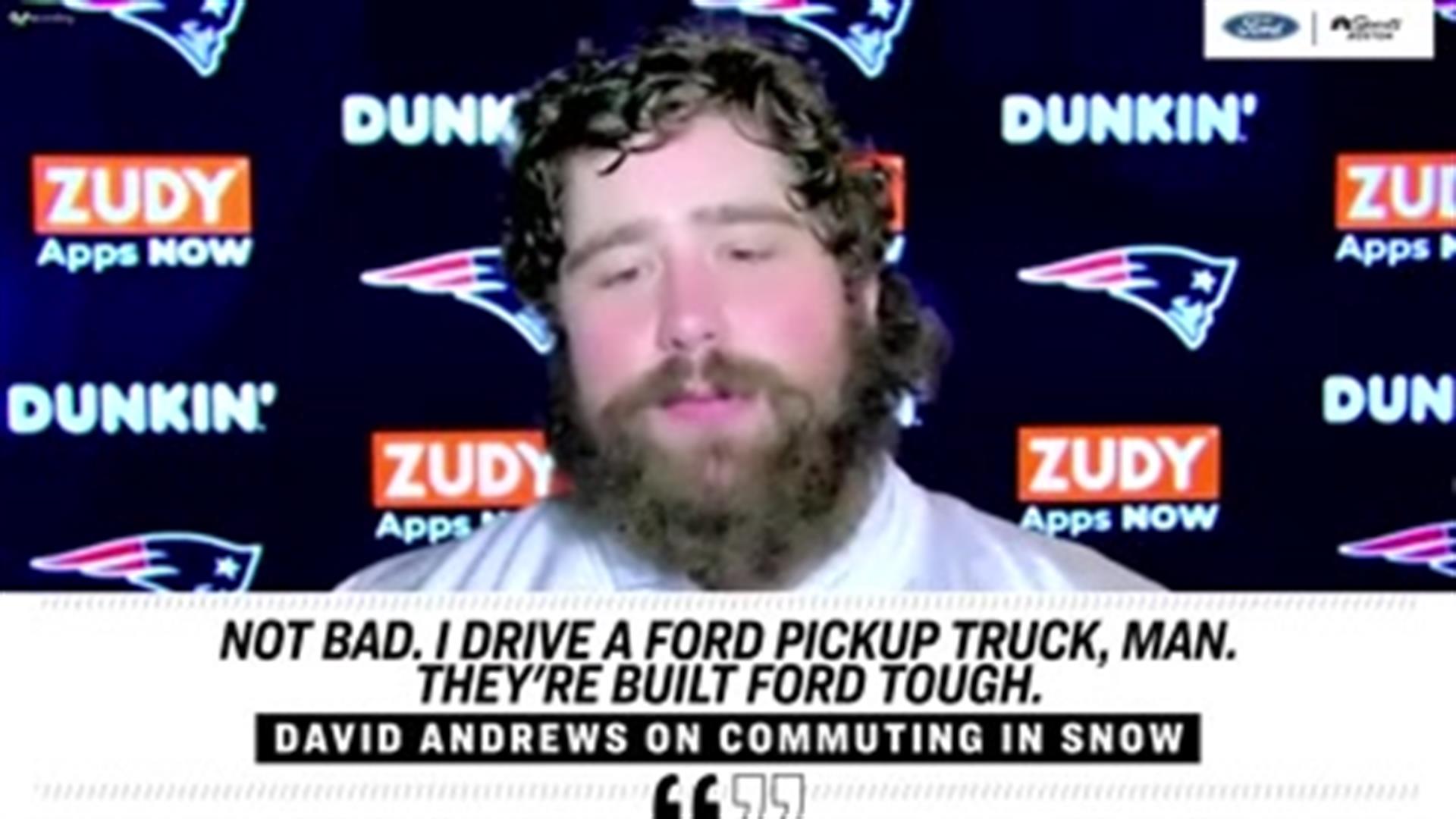 Patriots C David Andrews shares his thoughts on the roster turnover