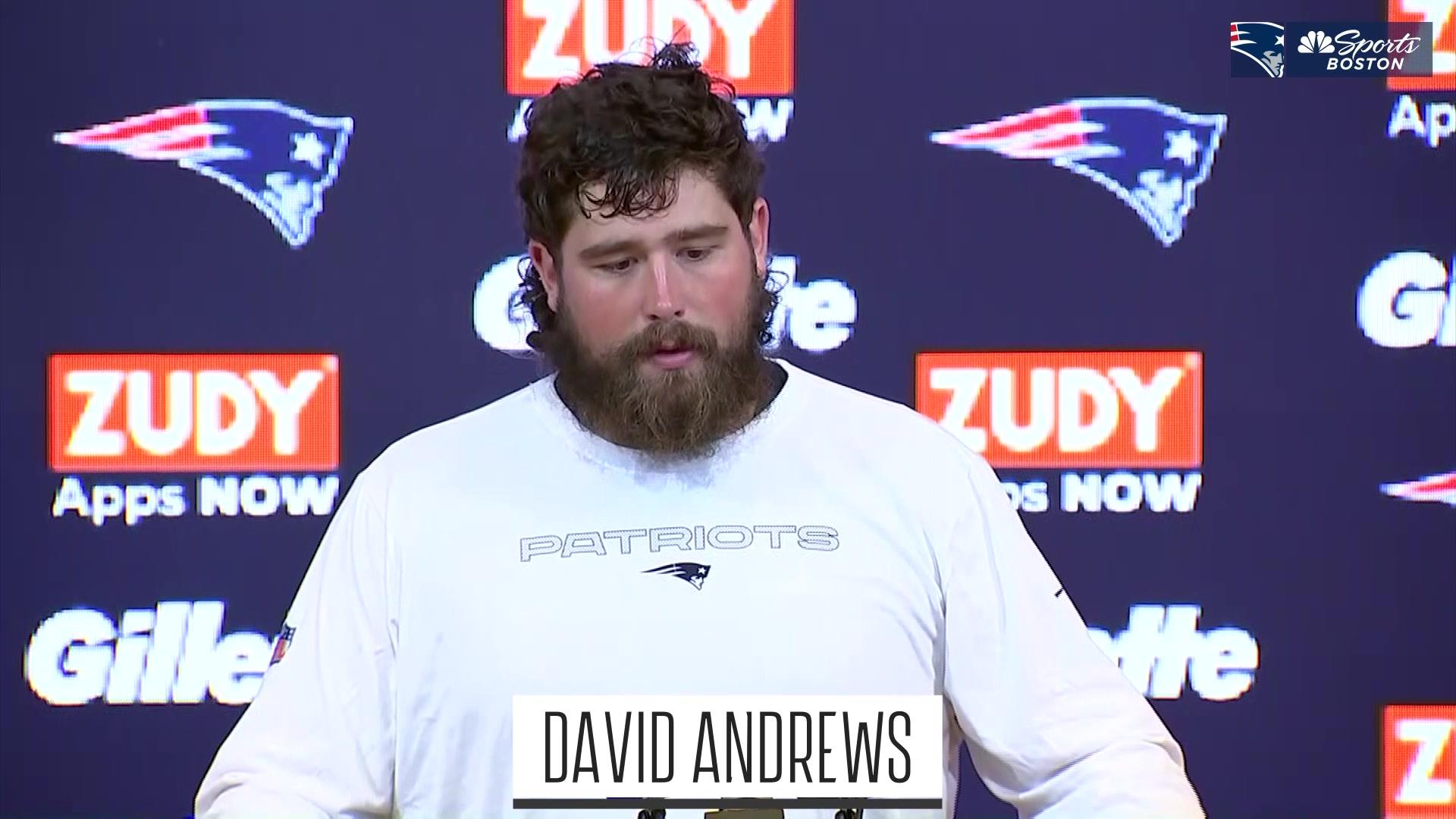 David Andrews on 75-yd TD pass following Pick-6: Mac has “got some guts” –  NBC Sports Boston