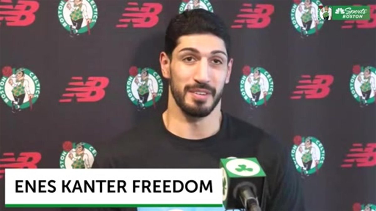 Boston Celtic Enes Kanter Speaks Out Via His Jersey • The Ink Kitchen