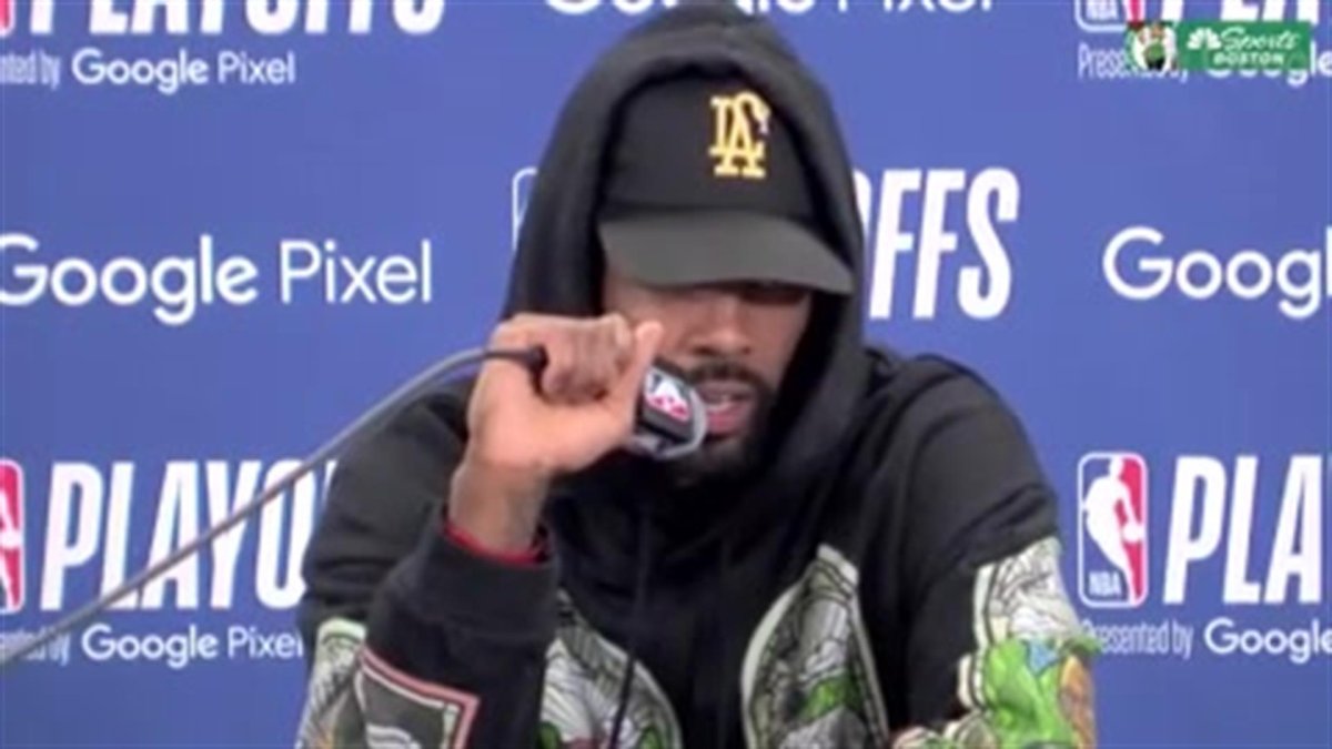 Kyrie Irving defends himself after a middle-finger salute to Boston Celtics  fans in Game 1 - Basketball Network - Your daily dose of basketball