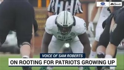 Sam Roberts on growing up a Patriots fan: “Things came full circle” – NBC  Sports Boston