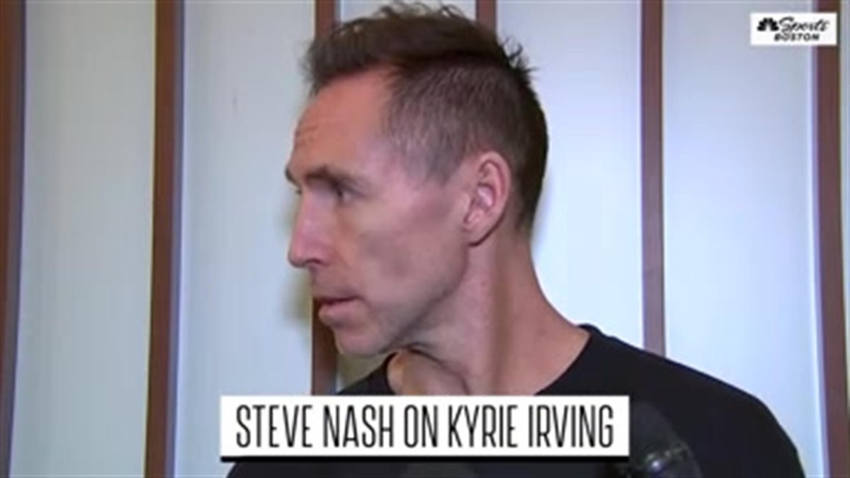 Steve Nash: “I don't care,” about Kyrie's interactions with fans