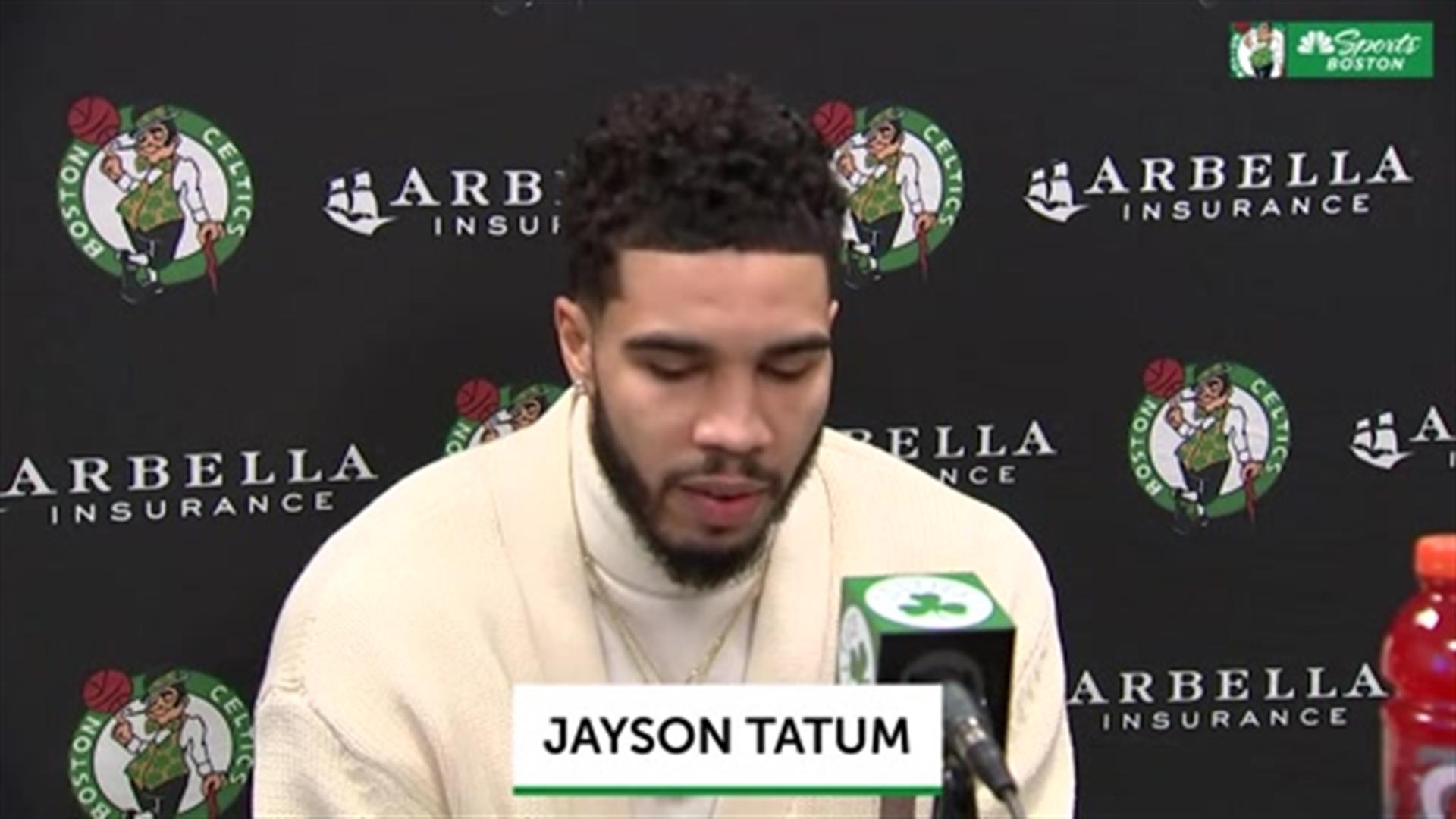 Jayson Tatum finding offensive rhythm as Celtics begin to turn the