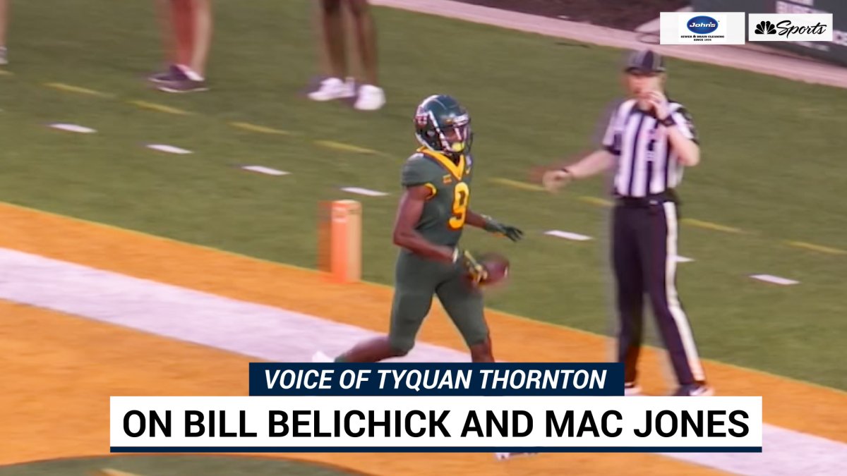 Mac Jones Sees Strides From New England Patriots Rookie Tyquan Thornton  Despite Recent Trend