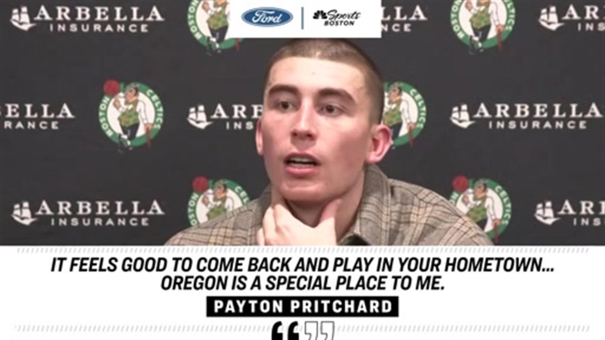 Payton Pritchard drops 19 points in hometown of Portland NBC Sports