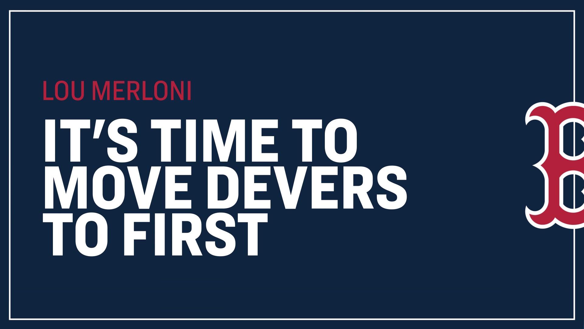 Lou Merloni: It's Time to Move Rafael Devers to First Base – NBC Boston