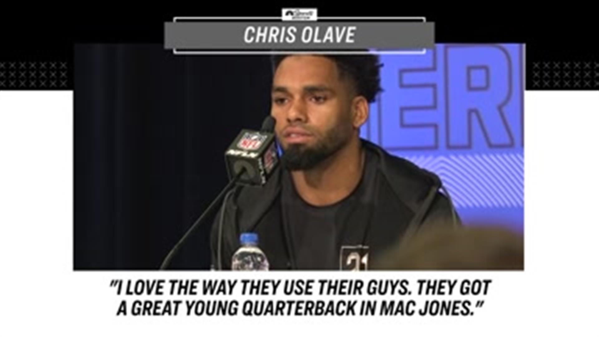 Ohio State WR Chris Olave: Patriots' Mac Jones is 'going to